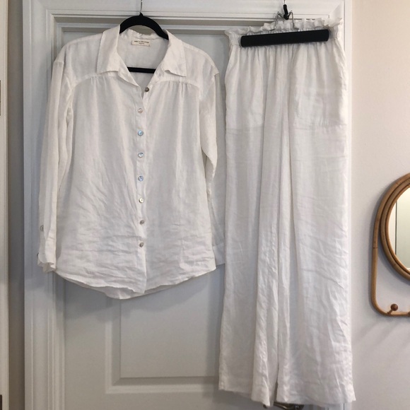 Spell and the Gypsy Linen Top and Pant Set - Picture 1 of 11